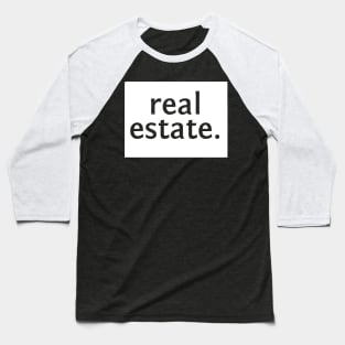 Wyoming State Real Estate Baseball T-Shirt